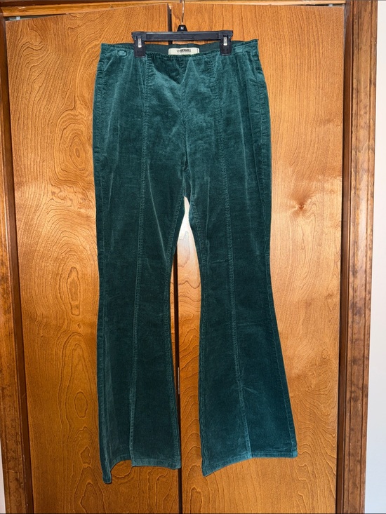 Rock & Roll Denim Pants - Rock&Roll Green Corduroy Pants